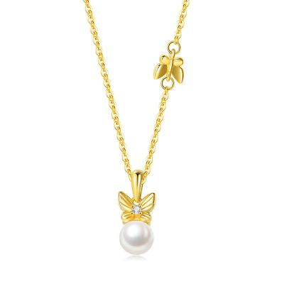 China Delicacy 100% Vintage 2021 925 Silver Genuine Natural Freshwater Solitaire 6mm Pearl Charm Necklace NI156 for sale