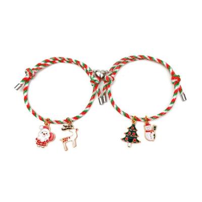 China Wholesale Cute Loving Christmas New Couples Attractive Couples Bracelet, A Pair Of Girlfriends Jewelry for sale