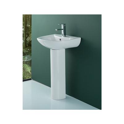 China WDSI Modern Wash Basin With Competitive Price Bathroom Ceramic Basin Pedestal Sink for sale