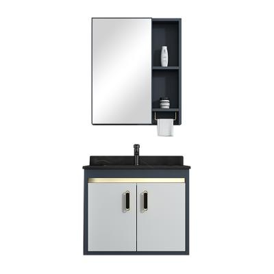 China WDSI Modern Mirror Cabinet For Bathroom Vanity 24 Inch Porcelain Sink Bathroom Cabinets for sale