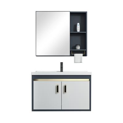 China WDSI Modern Wall Mounted Bathroom Cabinet Vanity Cabinet Single Bathroom Vanity 28