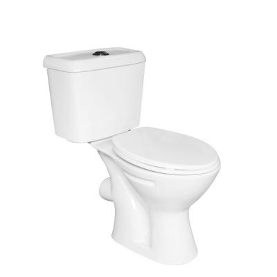 China High Quality Cheap Sanitary Ware Double-Flow WDSI High Up Africa P-Trap Two-Piece Toilet Flush Two-Piece P-Trap Toilet for sale