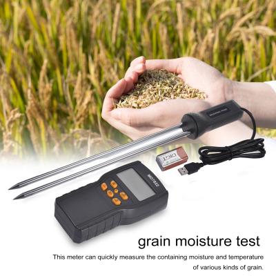 China Cereal Grains Temperature Moisture Tester Meter Measure The Moisture And Temperature Of Grains for sale