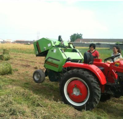 China Wheat high efficiency small atv small hay baler mini walk behind hydraulic hay baler machine for tractor for sale