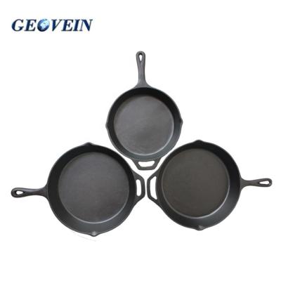 China Contemporary Hot Selling Amazon Iron Pan Pre-Seasoned Cast Iron Skillet Indoor Outdoor Indoor Frying Pan for sale