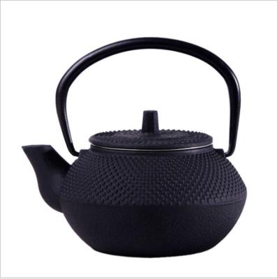 China Sustainable 20-Ounce Old Dutch Cast Iron Saga Teapot Kettle for sale