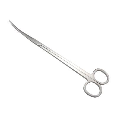 China 25cm Aquatirium Accessories Professional Stainless Steel Aquatic Plant Pruning Viable Scissors for sale