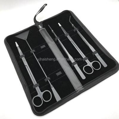 China Viable 5 in 1 stainless steel aquarium aquascaping tool kit for sale