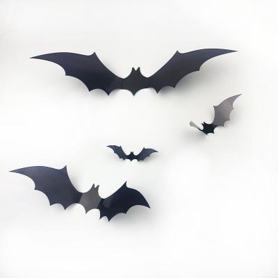 China Tough Halloween Party Decoration 3D Bats Wall Stickers for sale