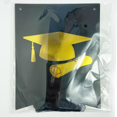 China Classroom Celebration Graduation Paper Decoration Set Party Fishtail Banner for sale