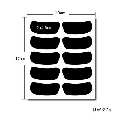 China Waterproof 60 Pairs Eye Black Stickers For Kids Sports Customizable Face Eyeblack Sticker For Soccer Baseball Softball Sport for sale