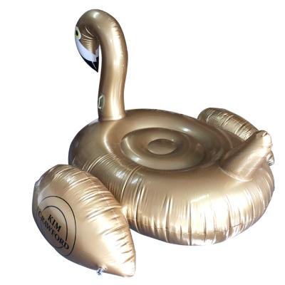 China 0.25mm PVC leisure flamingo swimming pool floatie toy floatie/huge inflatable inflatable swan adult leisure flamingo toys for sale