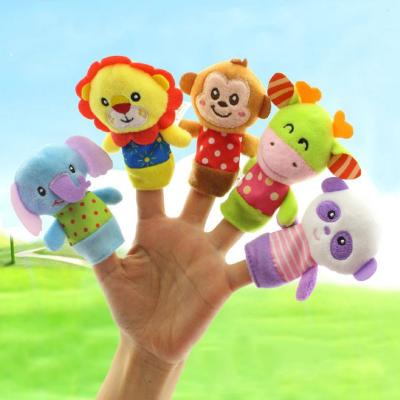 China 2018 Plush Fun Plush Toy Finger Doll Baby Toy Dongguan Spot Baby Animals Toys for sale