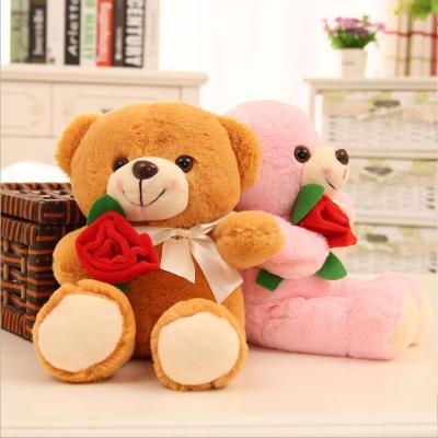 China Gift Birthday Gift for Girlfriend Promotion Gift Wedding Gift Cute Bear with Rose for sale