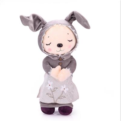 China Stuffed Plush Rabbit Toy Birthday Gift for Good Girlfriend Design Plush Toy for sale