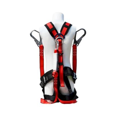 China Front And Dorsal Hot Style Hot D-rings Style Factory Sales Polyester Tenacity Tops Full Body Safety Harness With Lanyard for sale