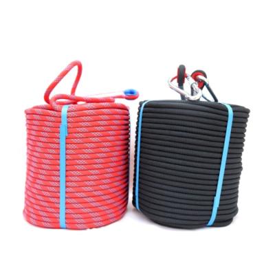 China Good Wear Resistance Hot Sale China Direct Selling Accept Polyester Material 16mm Custom Climbing Ropes for sale