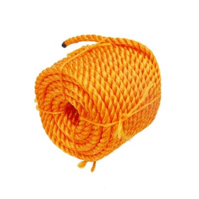 China Professional manufacturer durable waterproof and high tenacity China Supply pe twisted rope color rope for sale