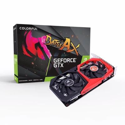 China COLORFUL GeForce GTX 1650 4GB GTX 1650 Battle AX 4G Gaming Graphics Card Low Profile GPU Desktop Video Card for sale