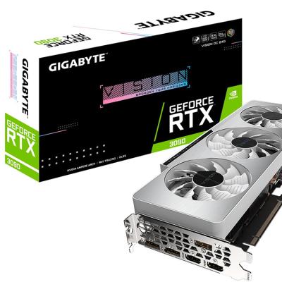 China Workstation China GIGAOCTET GeForce RTX 3090 VISION OC 24G OC 24G Common Gaming Graphics Card With 24GB GDDR6X 384 Bit GV-N3090VISION OC-24GD for sale