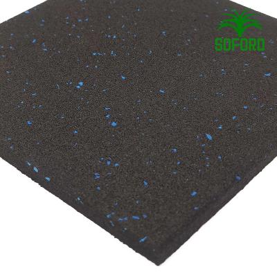 China Modern Indoor Recycled EPDM Rubber floor mat  for Gym for sale