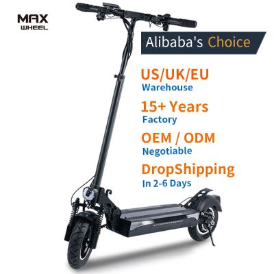 China Max Wheel T4 Unisex Electric Scooters Off Road 10 Inch Tire 600w Tubeless Spain Warehouse High Speed ​​Electric Stock Long Range Scooters for sale