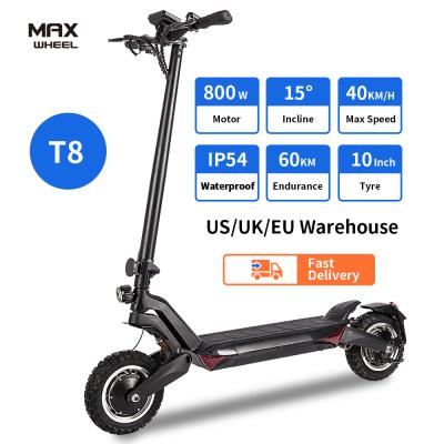 China T8 800w/1600w Off Road Unisex Powerful Electric High Speed ​​Foldable Scooters E Scooters Customizable Sport Scooters for sale