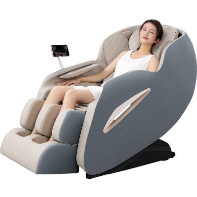 China New Body Products Wholesale Luxury Electric Massager 4D Weightlessness Full Body S Track Shiatsu Vibration Recline Massage Chair for sale