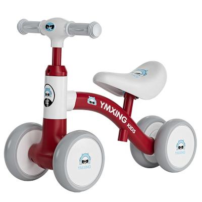 China 2023 Raw Wholesale Cheap Price Kids Mini Materials PP Packing Four Wheel Balance Bike For 1-3 Years for sale