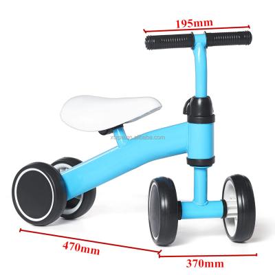 China Raw PP Packing Materials Bike Balance 1 For 2 3 4 Years With Help Wheel Safe Baby Learn To Walk Infant Toys Bike Kids Tricycle for sale