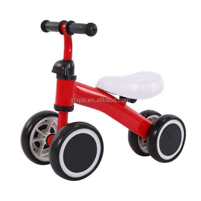 China Raw PP Packaging Materials Wholesale Cheap Price Kids Mini Four Wheel Balance Bike For 1-3 Years for sale