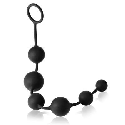 China 6 Balls With 6 Sizes Waterproof Anal Beads For Women Mens Premium Butt Plug Sex Toys Butt Chin Anal Plug 6 Ball Plug Anal Silicon Adult Toys for sale