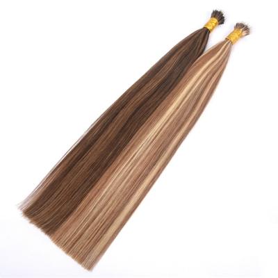 China Full Straight Cuticle Aligned Prebonded Ring High Quality Nano Double Drawn Virgin Human Hair Extension Remy Russian Hair Tips for sale