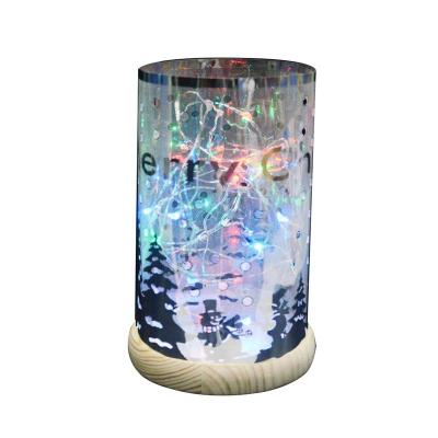 China Custom Candlelight China Factory Romantic Metal Cutting Spotlight Copper Wire Light and Home Decor Color LED Night Light for Kids for sale