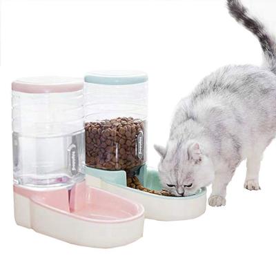 China Automatic Cat Feeding Bowls For Dog Handlers Automatic Dog Water Dispenser Fountain Bottle For Cat Bowl Feeding And Drinking for sale