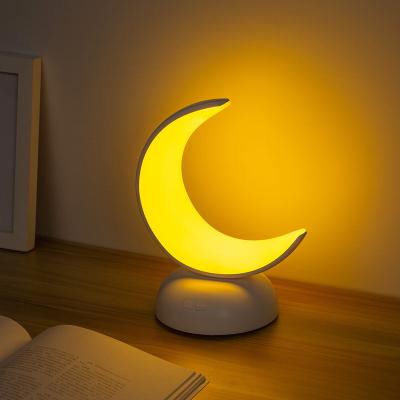 China EUROPEAN Kids Room Moon Aromatherapy Night Lamp Waterless Rechargeable Aroma Diffuser Table Lamp for sale