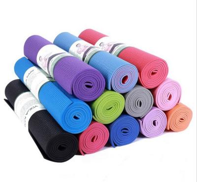 China Yoga Erercise Stretching Yoga Mat PVC Eco-Friendly Organic Custom Foldable Yoga Mat One Products Fitness Anti Slip 3mm for sale