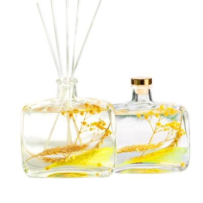 China POSINDA Stocked Reed Glass Diffuser Bottle Jars Thatch Car Air Freshener for sale