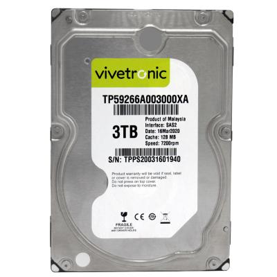 China Original Brand ST3000NM0023 3TB SAS 72K 3.5 Hdd Best Price 128MB Bites Cache Hard Drives For Server for sale