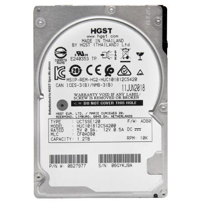 China Wholesale Price HUC101812CS4200 10K 2.5Inches 1.2TB 12Gb/s Enterprise Hdd Hard Disk for sale