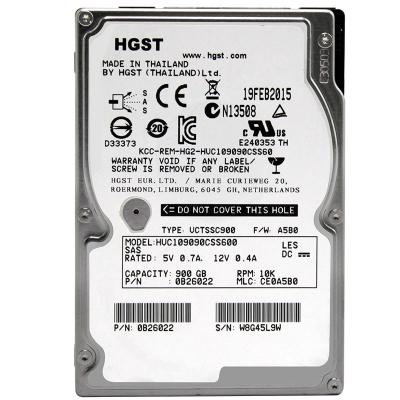 China Hdd Enterprise High Quality Disk HUC109090CSS600 0B26022 900GB 2.5Inches 10k 64B SAS For Server for sale