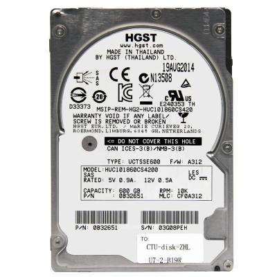 China Wholesale Price HUC101860CS4200 600GB SAS 10K RPM Hdd 2.5 Inch 12Gb/s Hard Drive For Server for sale