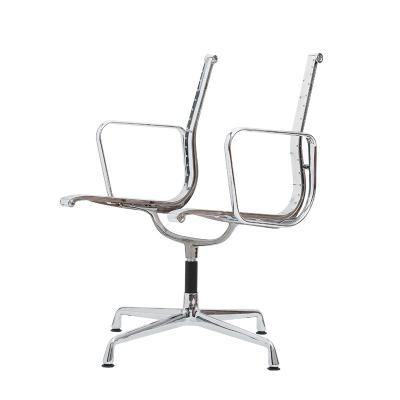 China Ergonomic Design High Quality Durable Furniture Frame Swivel Metal Polished Aluminum Office Chair Frame for sale