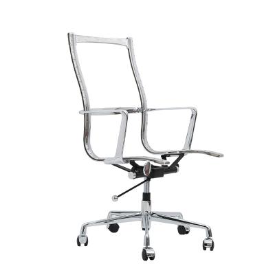 China Height Adjustable Wholesale Chair Parts Hardware Furniture Frame Swivel Metal Office Chair Frame Polished New for sale