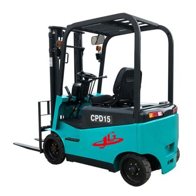 China Stores JG 2 TON Electric Mini Forklift Truck Rough Terrain Forklift Price Forklift Construction Material Small for sale