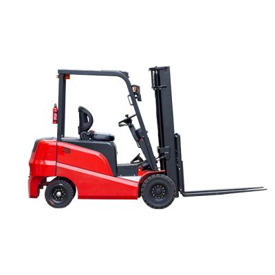 China Building Material Shops Lithium Battery AC Warehouse Four Wheel Electric Forklift, Factory Price Automatic Loading And Unloading Electric Forklift for sale