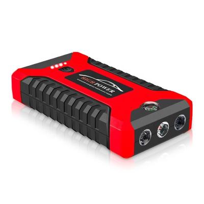 China 20000mAh 12V Car Jump Starter Power Booster Battery Portable Charger Starting Device Power Bank Emergency Buster Jumper Start 160*83*30mm for sale