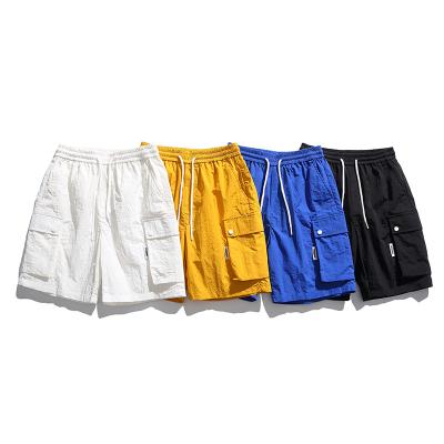 China High Quality Mens Cargo Shorts Nylon Lightweight Multi Pocket White Casual Outdoor Rising Running Shorts QUICK DRY for sale