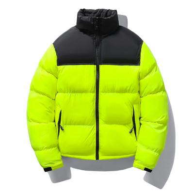 China Hooded Quilted Padded Jacket Mens Logo Stripper Nylon Work Wear Cotton Waterproof Custom Made Winter Windproof for sale