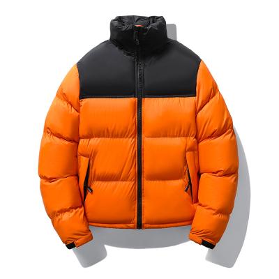 China Wholesale Custom Made Men's Winter Padded Fake Fashion Windproof Down Zipper Light Nylon Jackets for sale